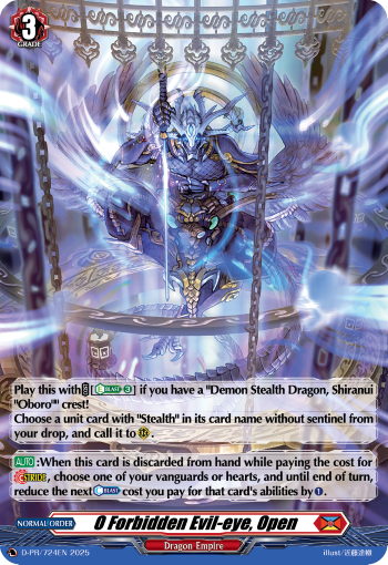 O Forbidden Evil-eye, Open (PR-FOIL)