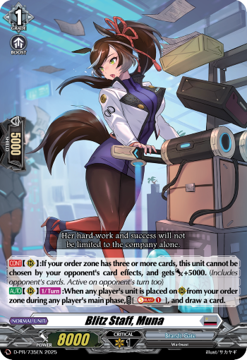 Blitz Staff, Muna (PR)