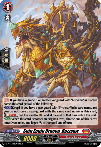 Spin Equip Dragon, Buzzsaw (PR-FOIL)