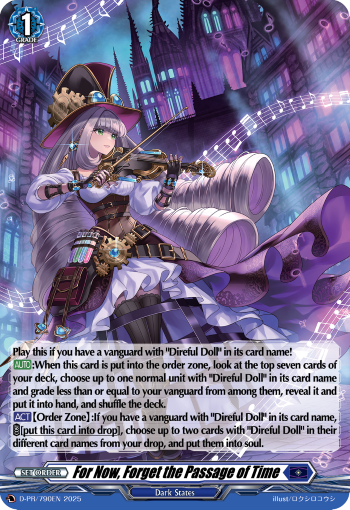 For Now, Forget the Passage of Time (PR-FOIL)