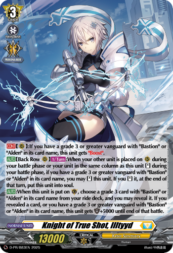 Knight of True Shot, Illtyyd (PR-FOIL)