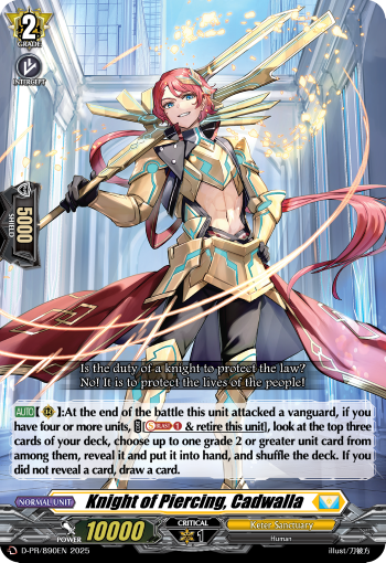 Knight of Piercing, Cadwalla (PR)