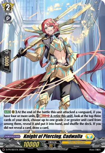 Knight of Piercing, Cadwalla (PR-FOIL)