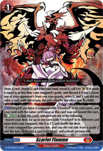 Scarlet Flamme (PR, Pre-Order)[Ships out 24th October]