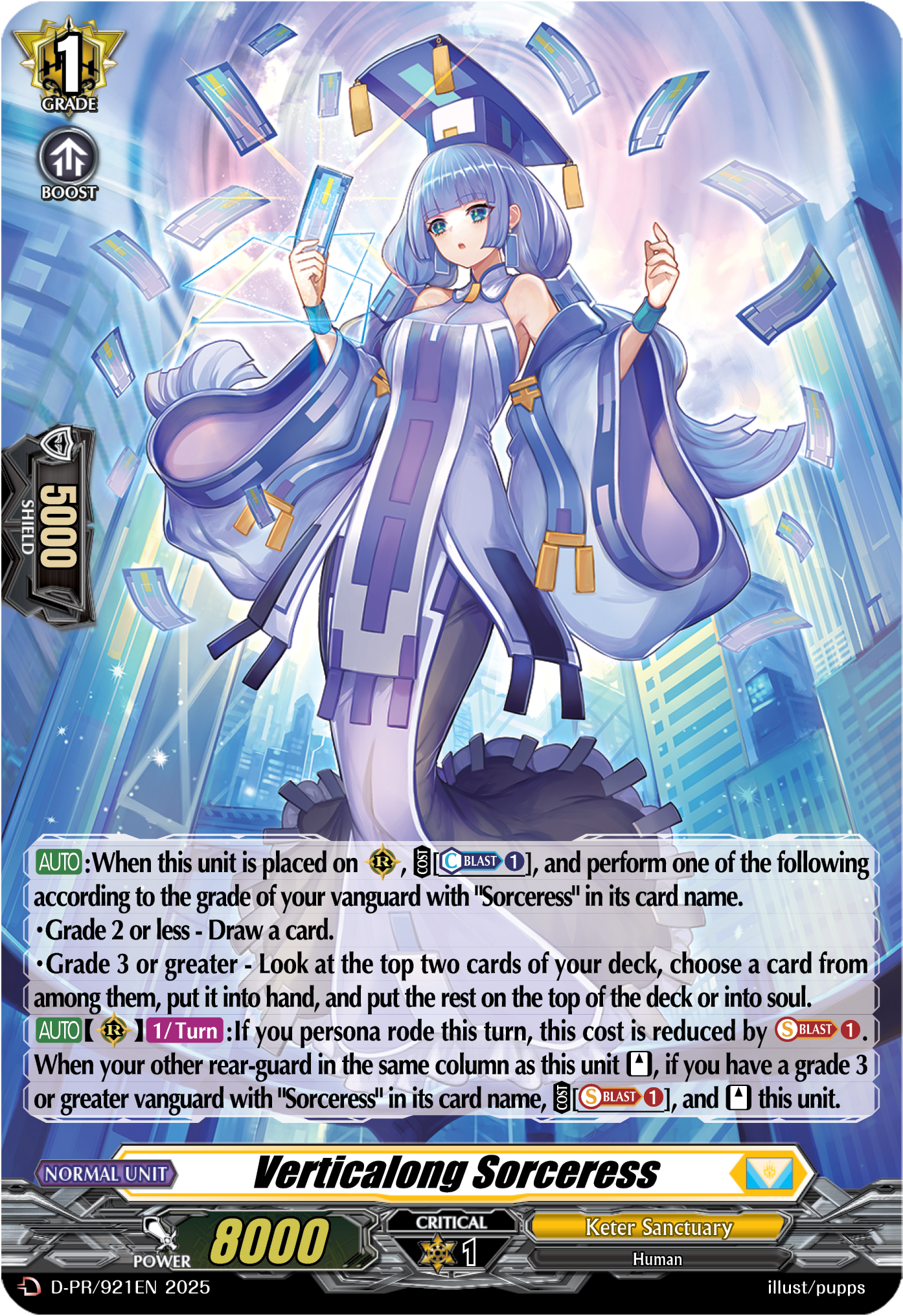Verticalong Sorceress (PR-FOIL)