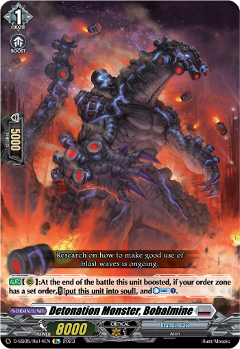 Detonation Monster, Bobalmine