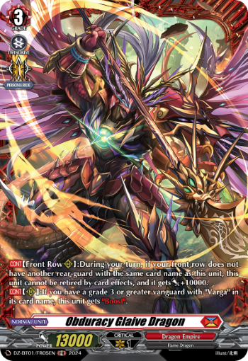 Obduracy Glaive Dragon (FR)