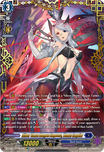 Silver Thorn Dragon Empress, Venus Luquier (FFR)