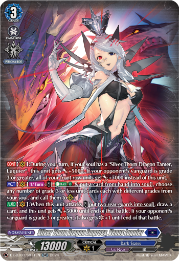 Silver Thorn Dragon Empress, Venus Luquier (SR)