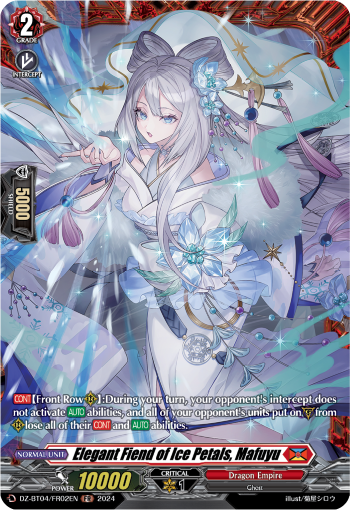 Elegant Fiend of Ice Petals, Mafuyu (FR)