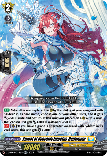 Knight of Heavenly Impetus, Deilpracie (RR)