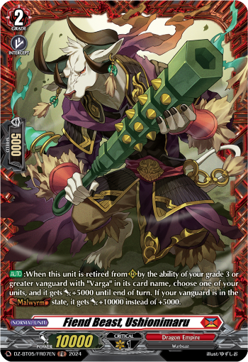 Fiend Beast, Ushionimaru (FR)