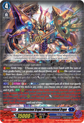Interdimensional Dragon, Chronoscommand Dragon (RRR)