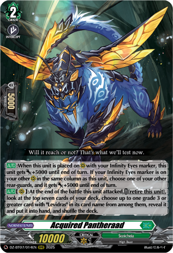 Acquired Pantheraad (RRR)