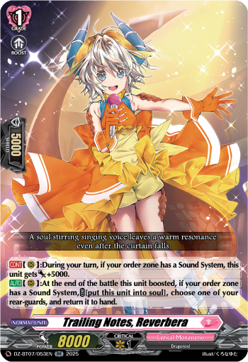 Trailing Notes, Reverbera (RR)