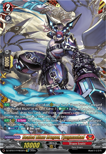 Sealed Blaze Dragon, Yyugmashad (FFR)