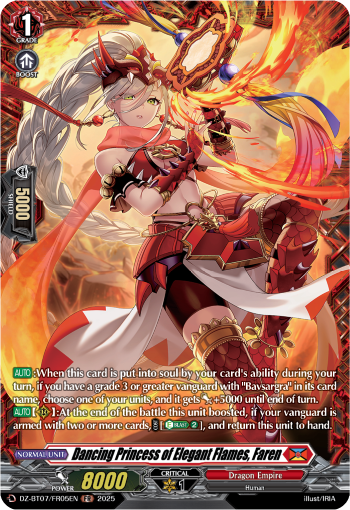 Dancing Princess of Elegant Flames, Faren (FR)