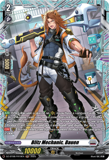 Blitz Mechanic, Bauen (FR)