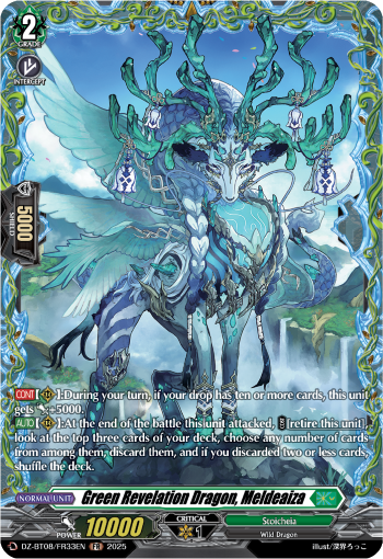 Green Revelation Dragon, Meldeaiza (FR)