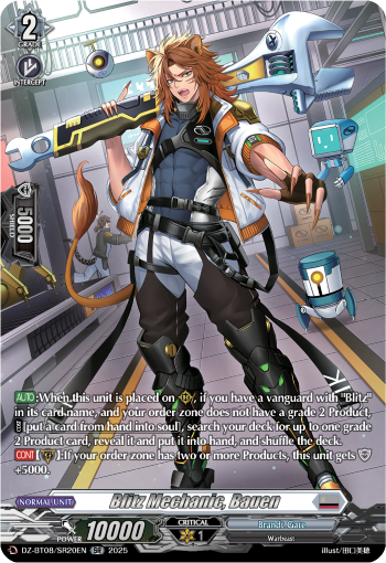 Blitz Mechanic, Bauen (SR)