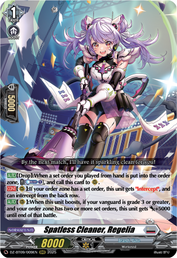 Spatless Cleaner, Regelia (RRR)