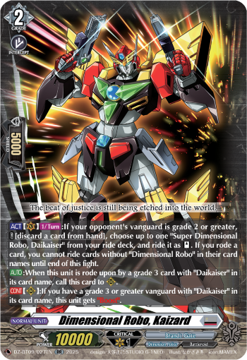 Dimensional Robo, Kaizard (RR)