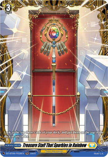 Treasure Staff That Sparkles in Rainbow (FR)