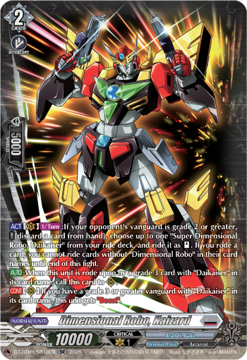 Dimensional Robo, Kaizard (SR)