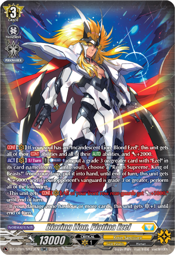Blazing Lion, Platina Ezel (SR)