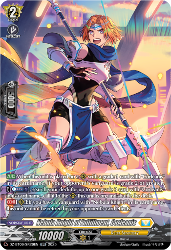Nebula Knight of Fulfillment, Corleanis (SR)