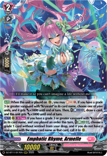 Emphatic Rhyme, Armelle (RRR)