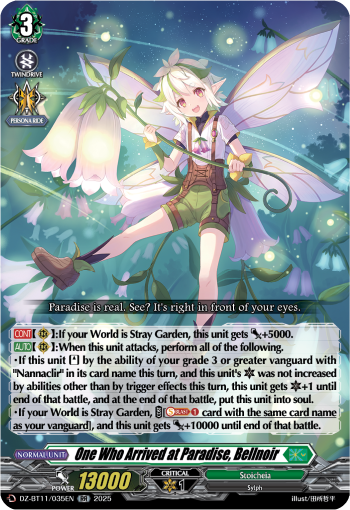 One Who Arrived at Paradise, Bellnoir (RR)