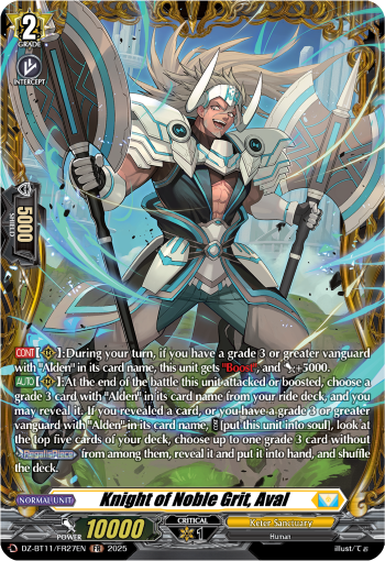 Knight of Noble Grit, Aval (FR)