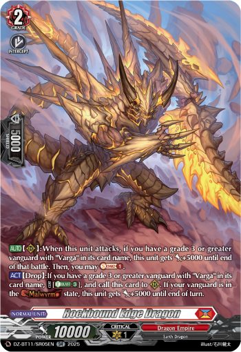 Rockbound Edge Dragon (SR)