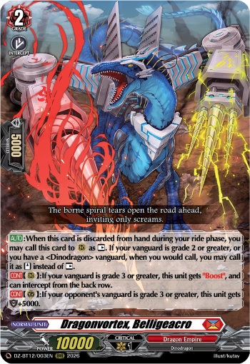 Dragonvortex, Belligeacro (RRR)