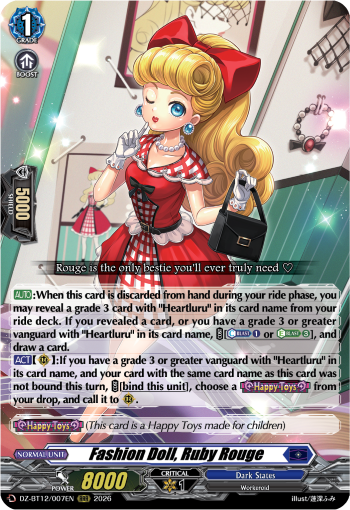 Fashion Doll, Ruby Rouge (RRR)