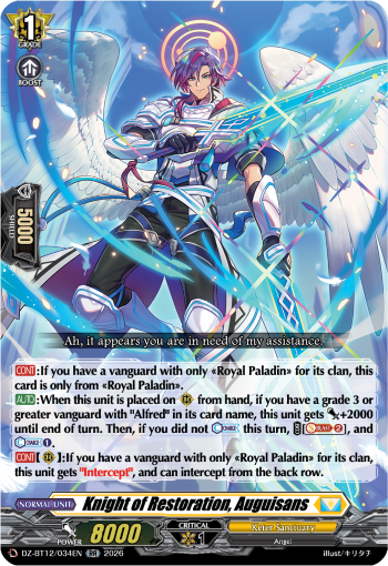 Knight of Restoration, Auguisans (RR)