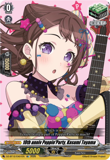 10th anniv Poppin'Party, Kasumi Toyama (EX)