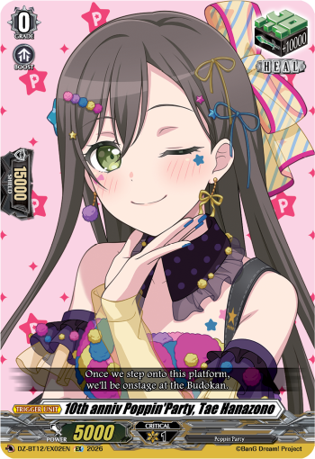 10th anniv Poppin'Party, Tae Hanazono (EX)