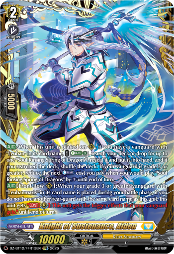 Knight of Sustenance, Aiden (FFR)