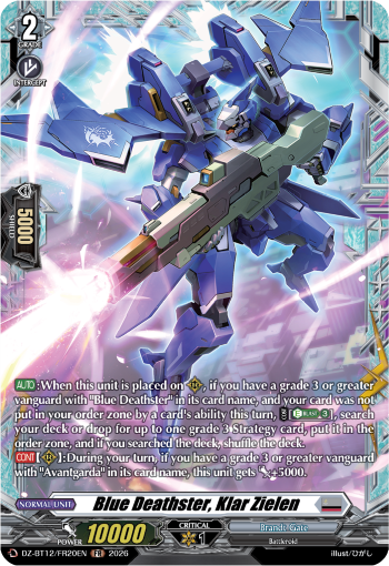 Blue Deathster, Klar Zielen (FR)