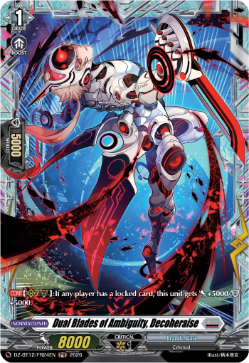 Dual Blades of Ambiguity, Decoheraise (FR)