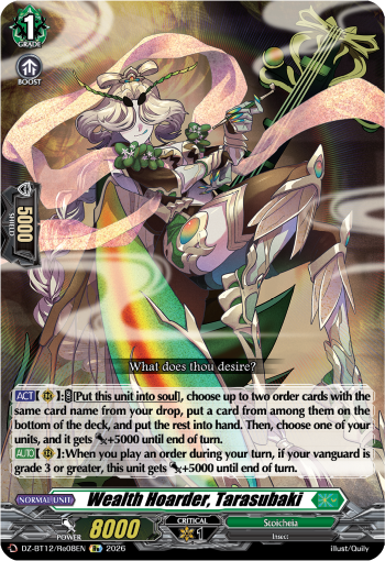 Wealth Hoarder, Tarasubaki (Re)