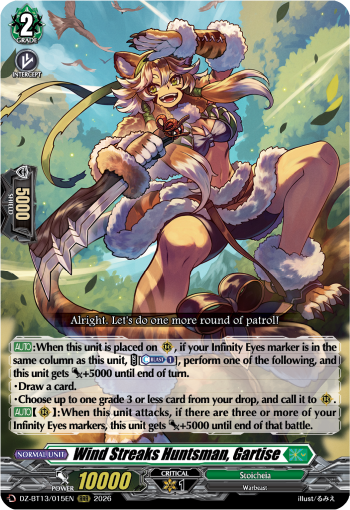 Wind Streaks Huntsman, Gartise (RRR)