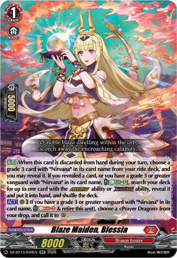 Blaze Maiden, Blessia (RR)