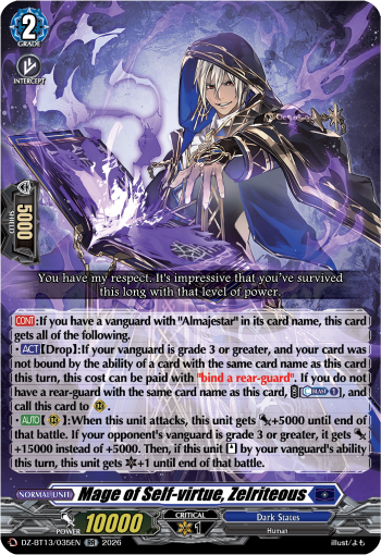 Mage of Self-virtue, Zelriteous (RR)