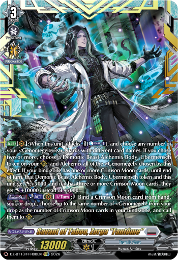 Savant of Taboo, Zorga "Fantôme" (FFR)