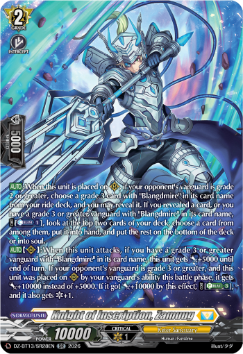Knight of Inscription, Zamuug (SR)