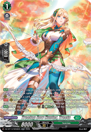 Treetop Bow Hunter, Treeta (SR)