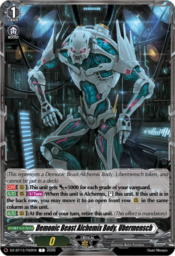 Demonic Beast Alchemix Body, Ubermensch (T)